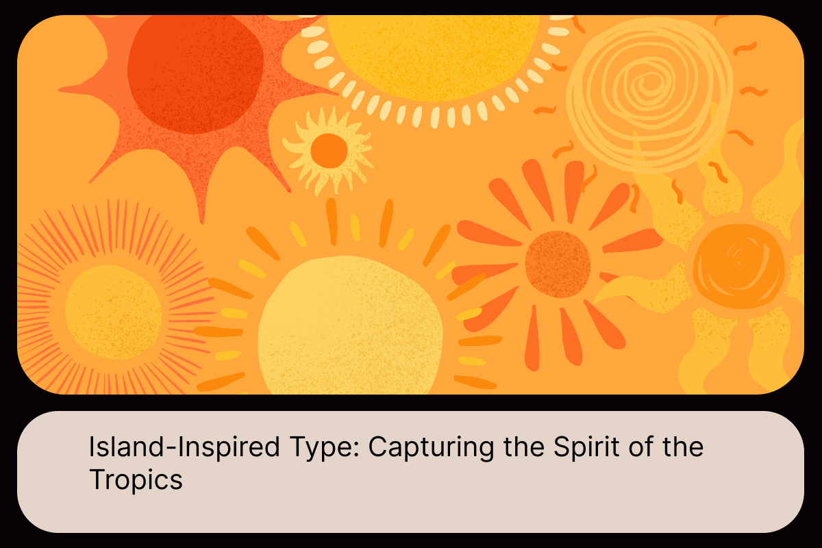 Island-Inspired Type_ Capturing the Spirit of the Tropics